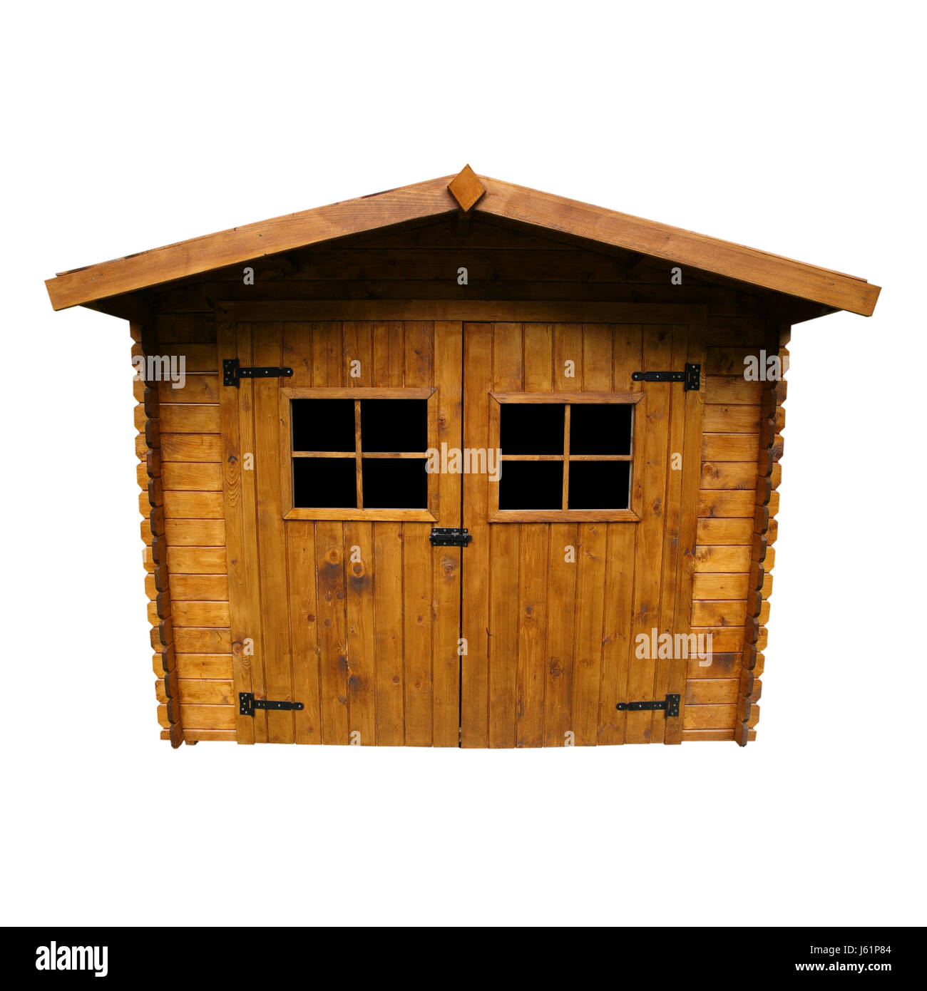 house building garden door barn gardening wooden shed tools spare time free Stock Photo