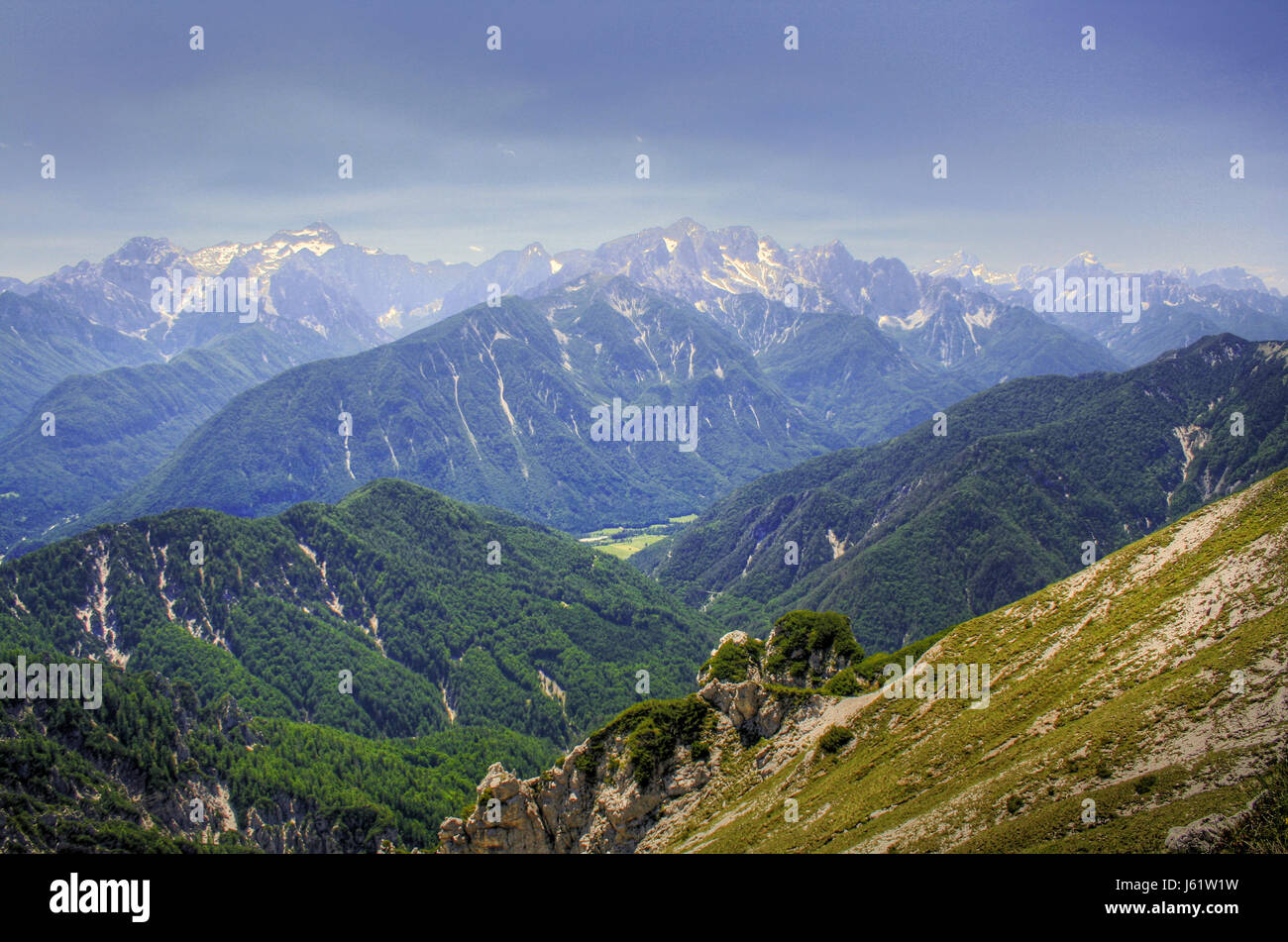 alps austrians carinthia sight view outlook perspective vista panorama ...