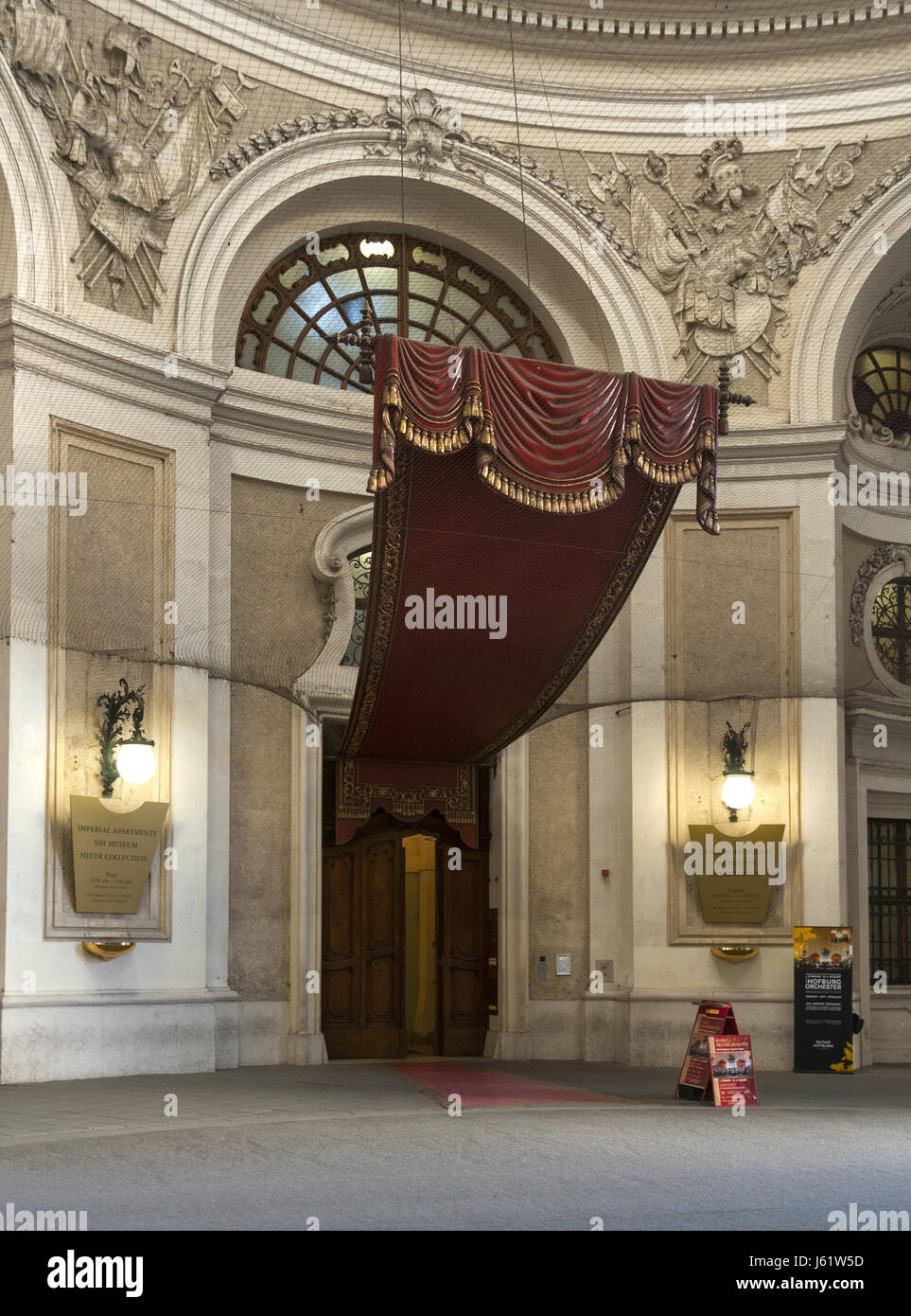 Austria, Vienna, Hofburg Imperial Palace, Imperial Apartments, entry