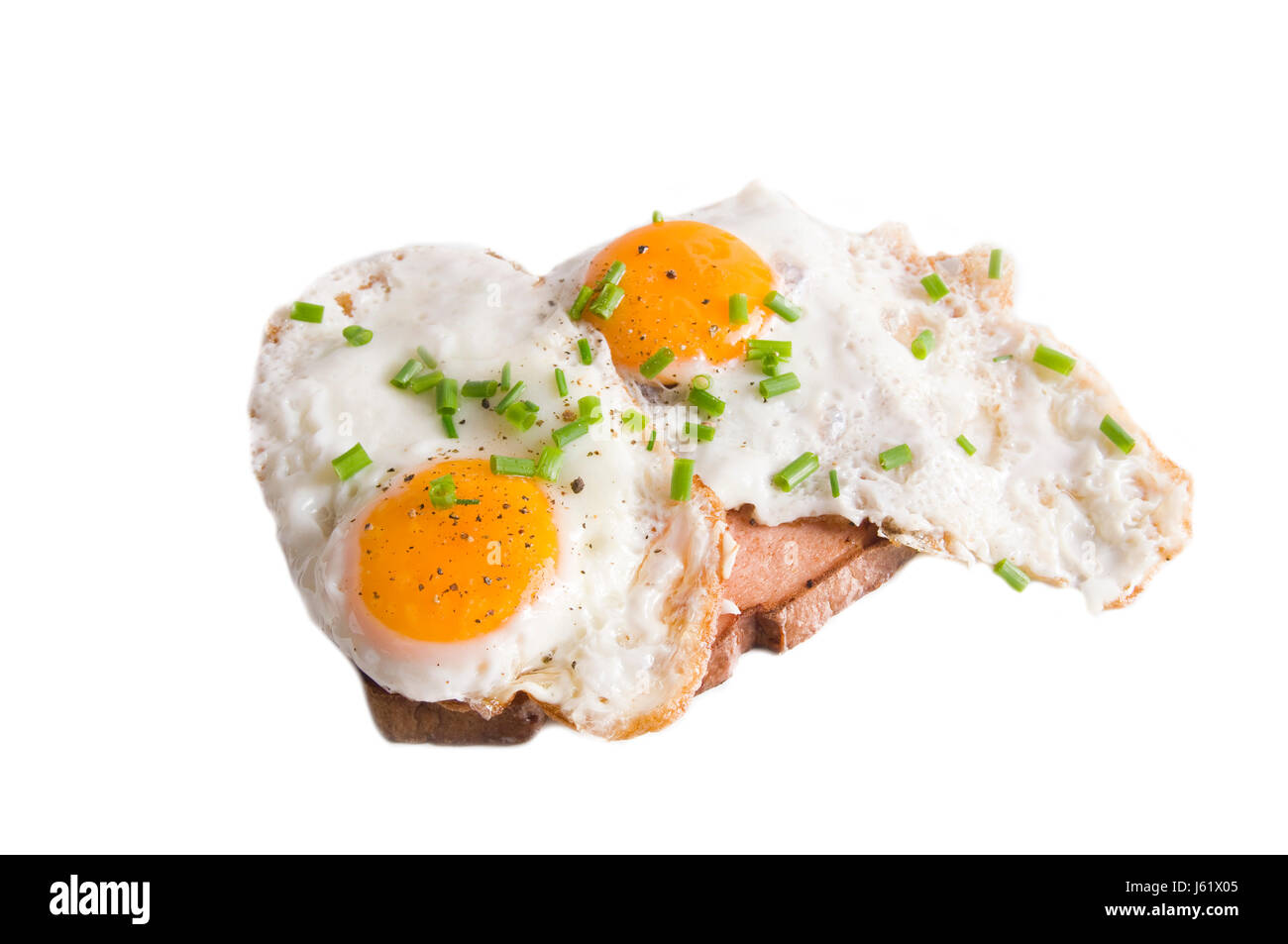 meatloaf with fried egg Stock Photo Alamy