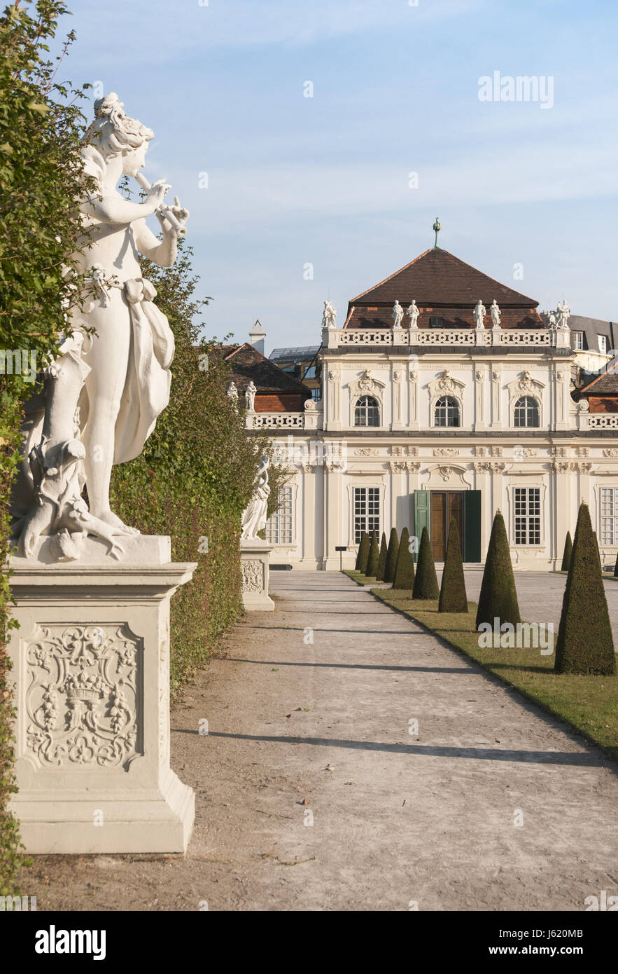 Austria, Vienna, Schloss Belvedere Palace, Schwarzenberg Palace Stock Photo