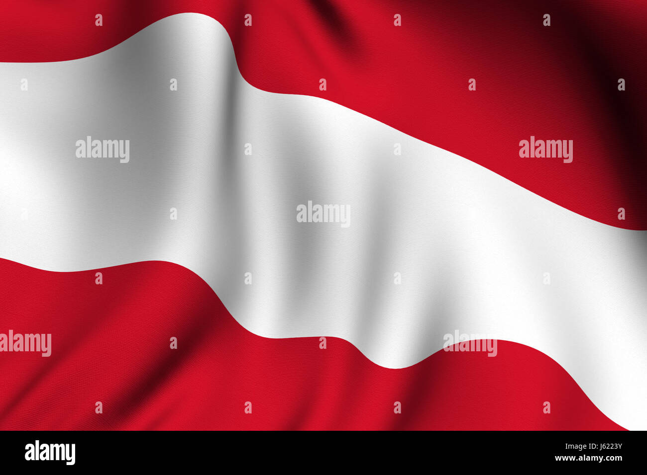 blank european caucasian austria europe flag fabric austrian render macro Stock Photo