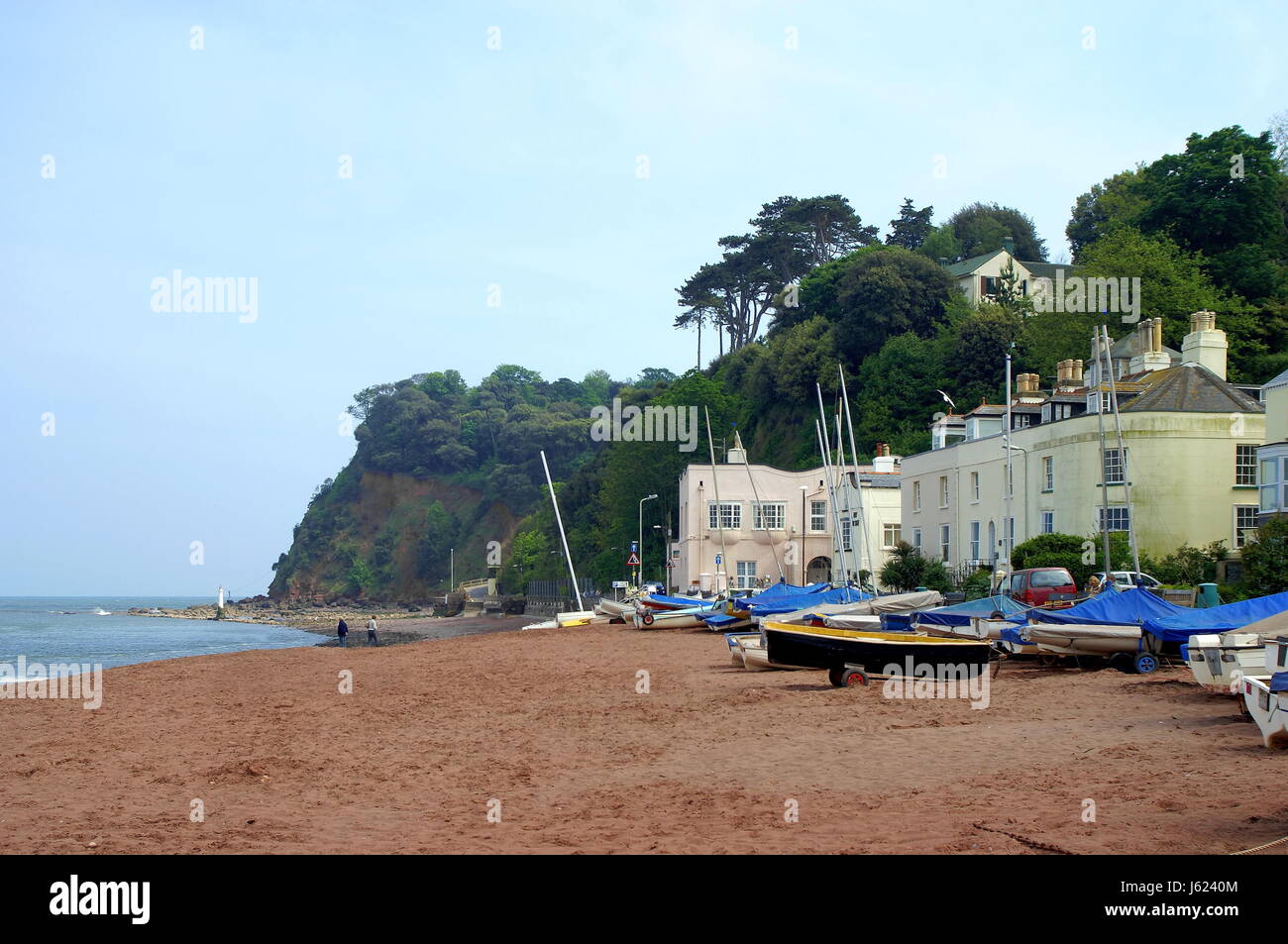 devonian travel houses holiday vacation holidays vacations tourism beach Stock Photo