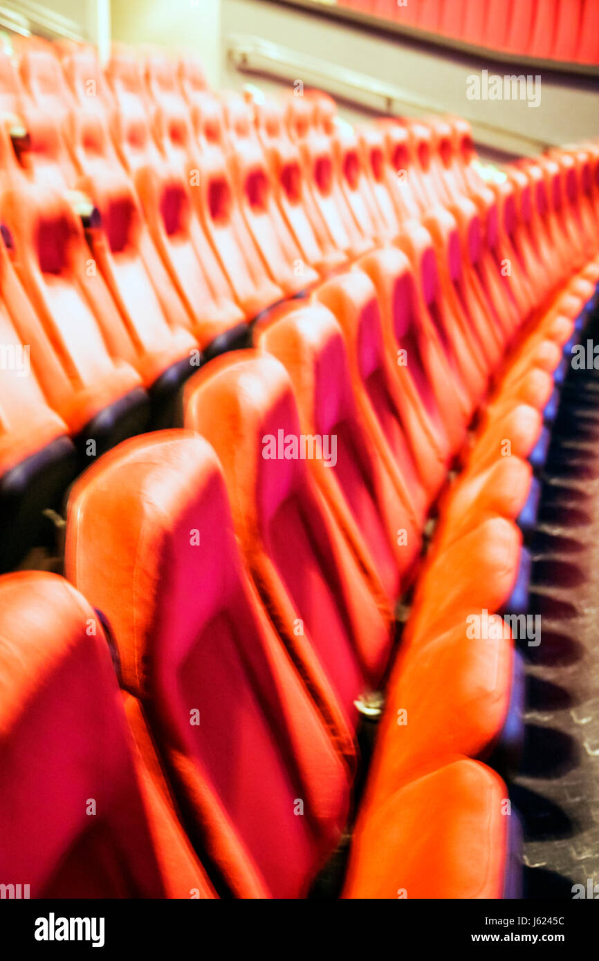 Portage Indiana,16 IMAX,movie theater complex,red,chair,seats,row,empty
