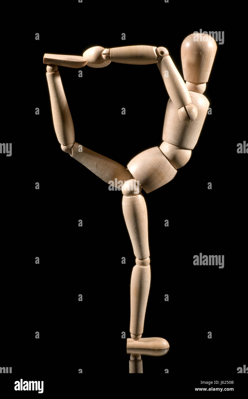 motion postponement moving movement health sport sports yoga strain stretching Stock Photo