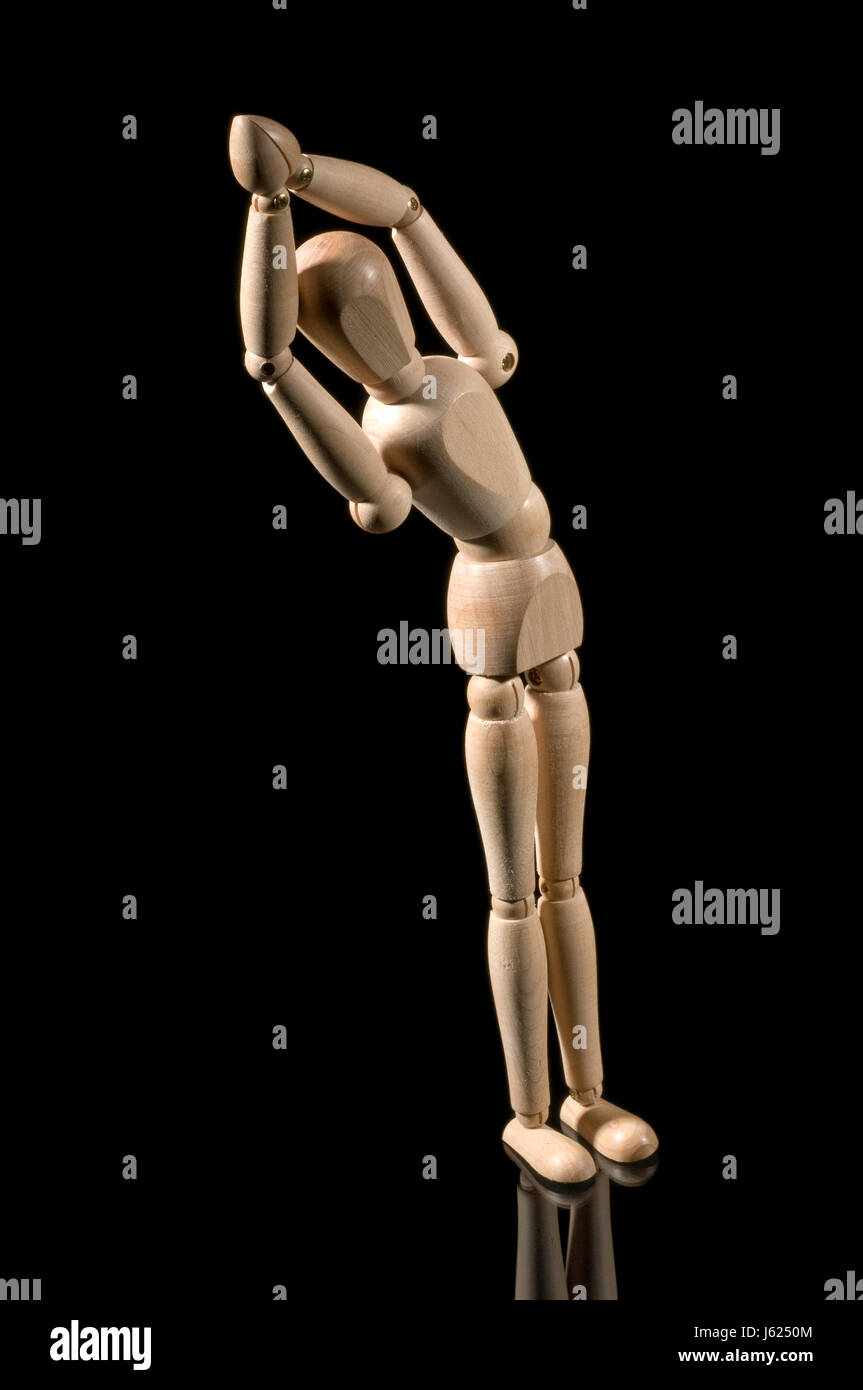 motion postponement moving movement sport sports yoga strain stretching Stock Photo