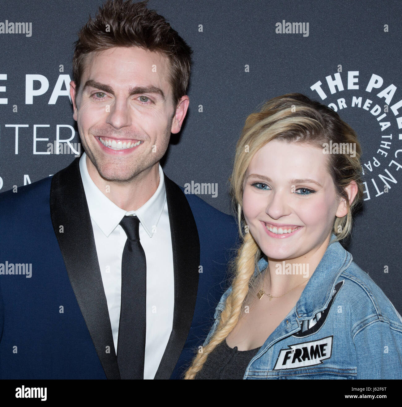 Colt Prattes and Abigail Breslin attend the 2017 PaleyLive LA Spring