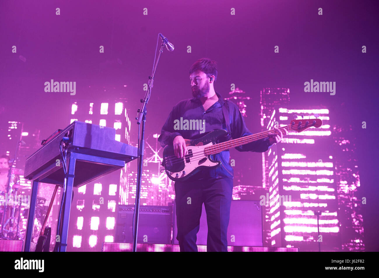 St. Paul, MN, USA. 17th May, 2017. The 1975 perform at Roy Wilkins