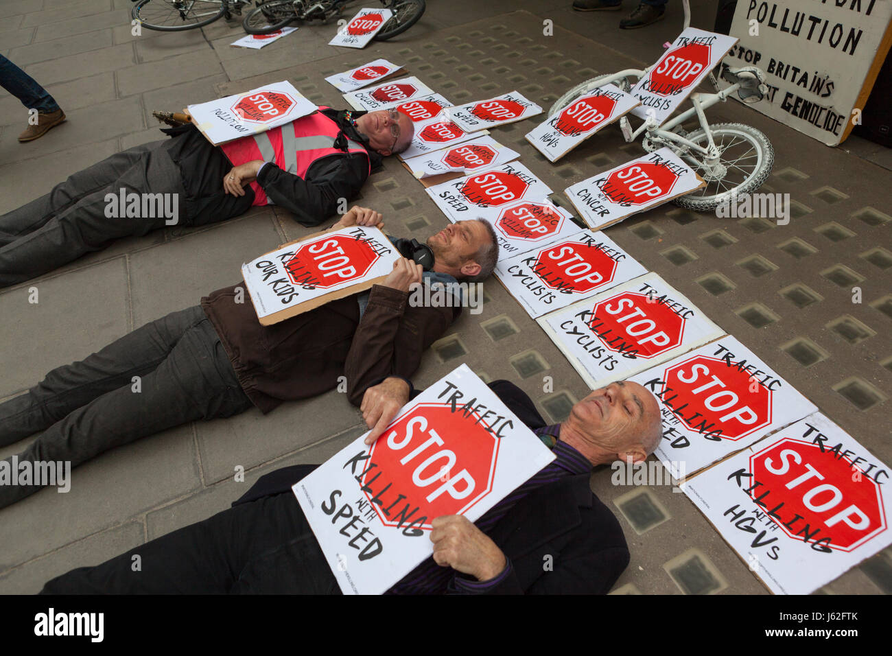 Cycle safety protest hi-res stock photography and images - Alamy