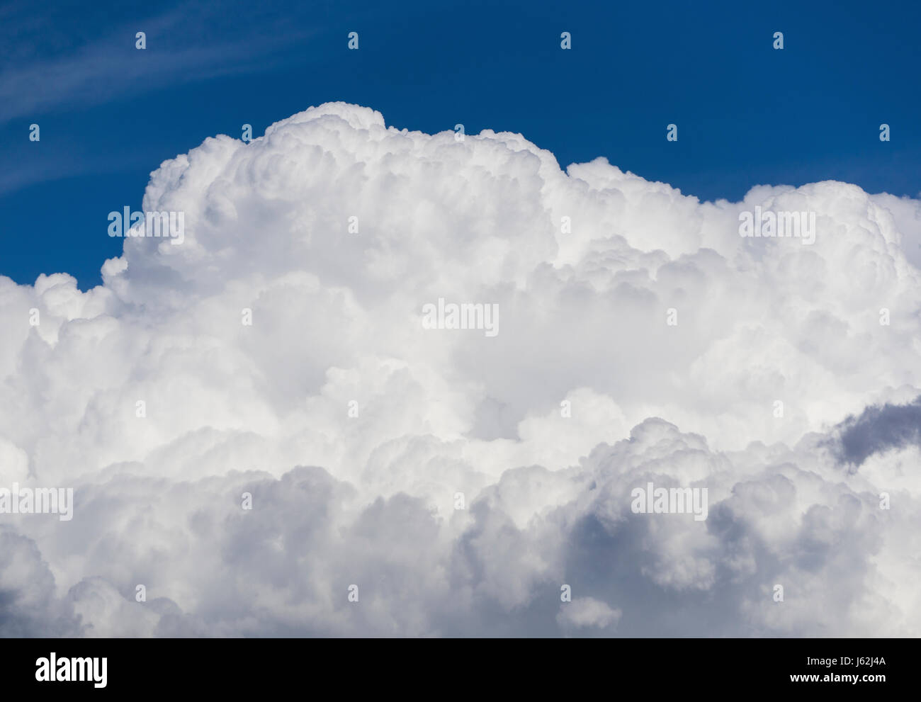 Cumulus clouds and blue sky Stock Photo