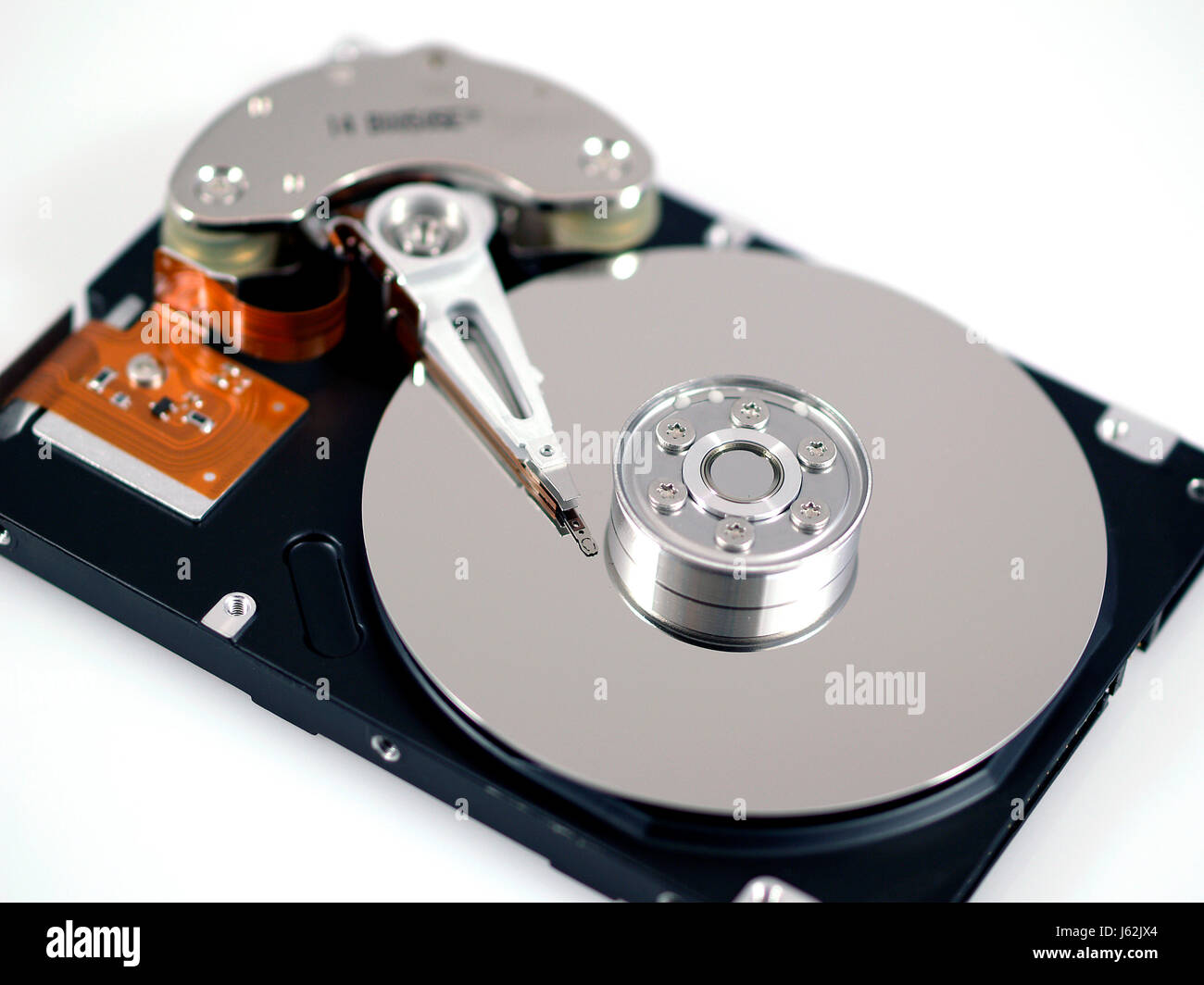 detail hardware fixed-disk drive hard disk hard drive plate macro close-up  Stock Photo - Alamy