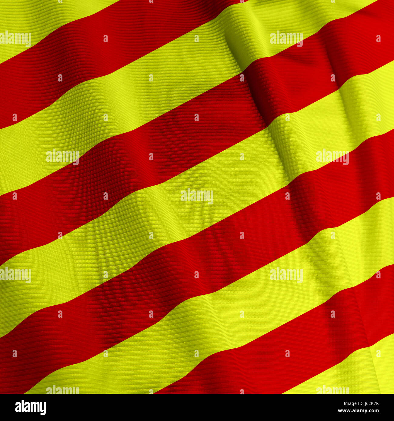 europe spain flag spanish barcelona macro close-up macro admission close up Stock Photo