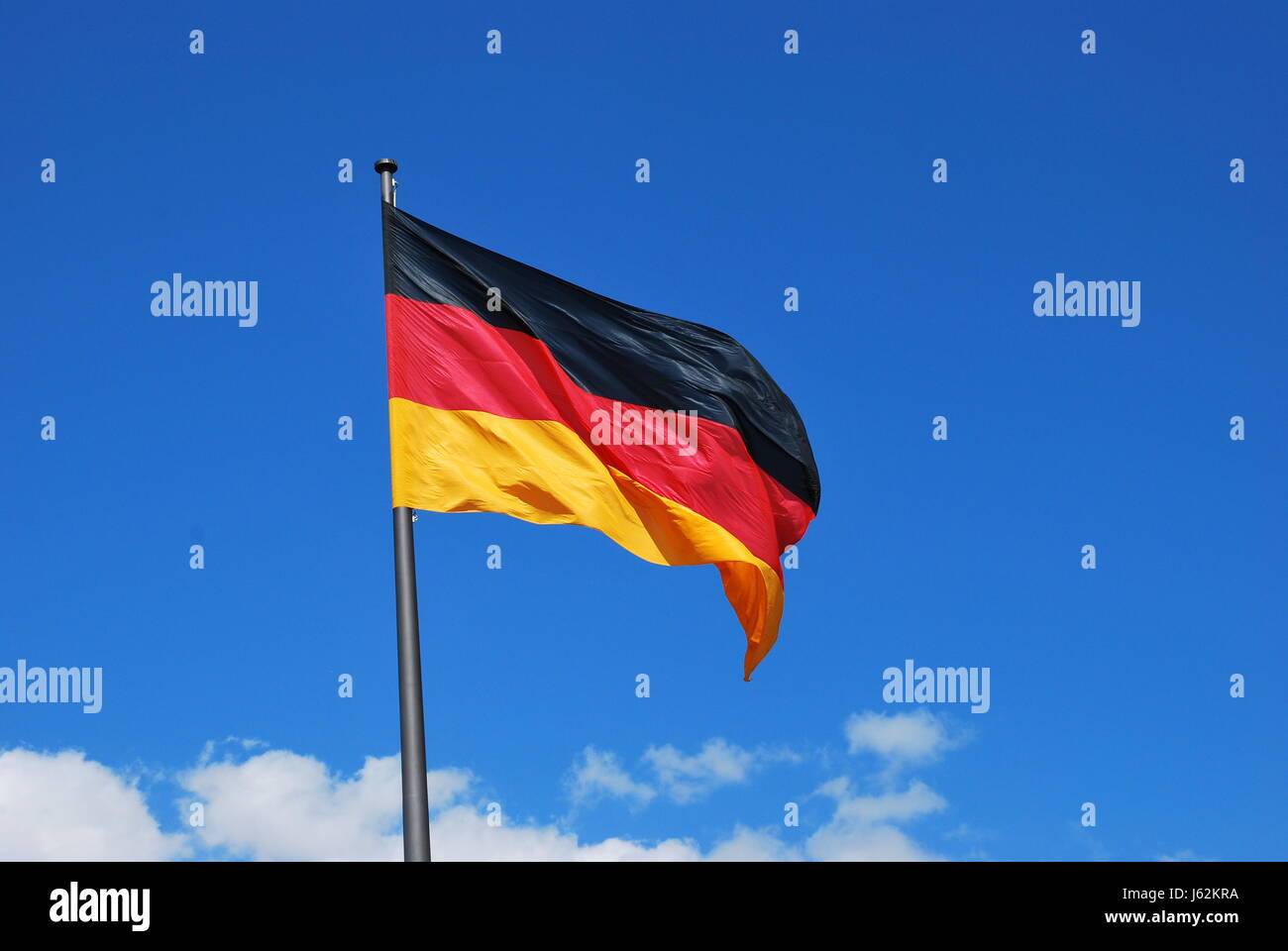 flag mast germany german federal republic gold red yellow flag mast