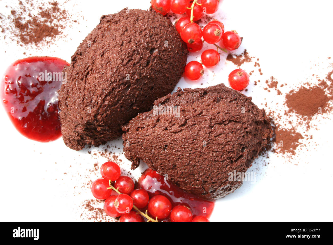 chocolate mousse Stock Photo