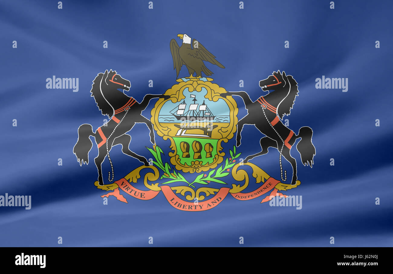Pennsylvania flag hires stock photography and images Alamy