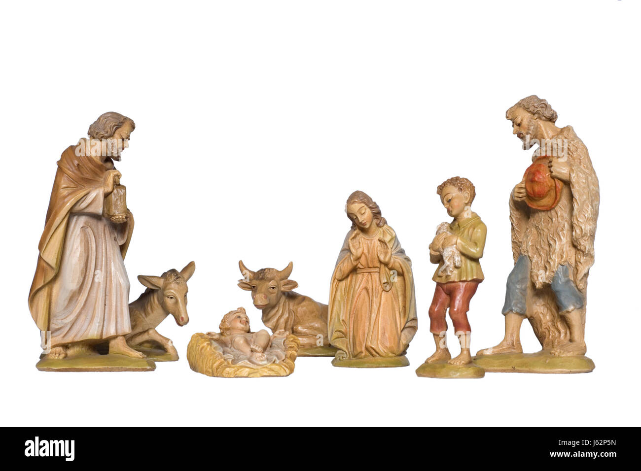 christmas manger the infant jesus jesus xmas x-mas nativity play belief Stock Photo