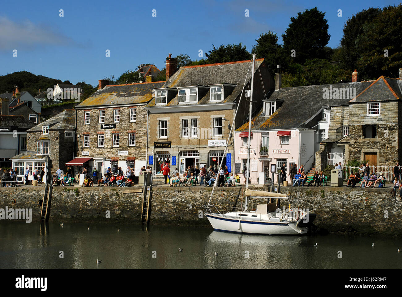 at the port of padstow Stock Photo Alamy