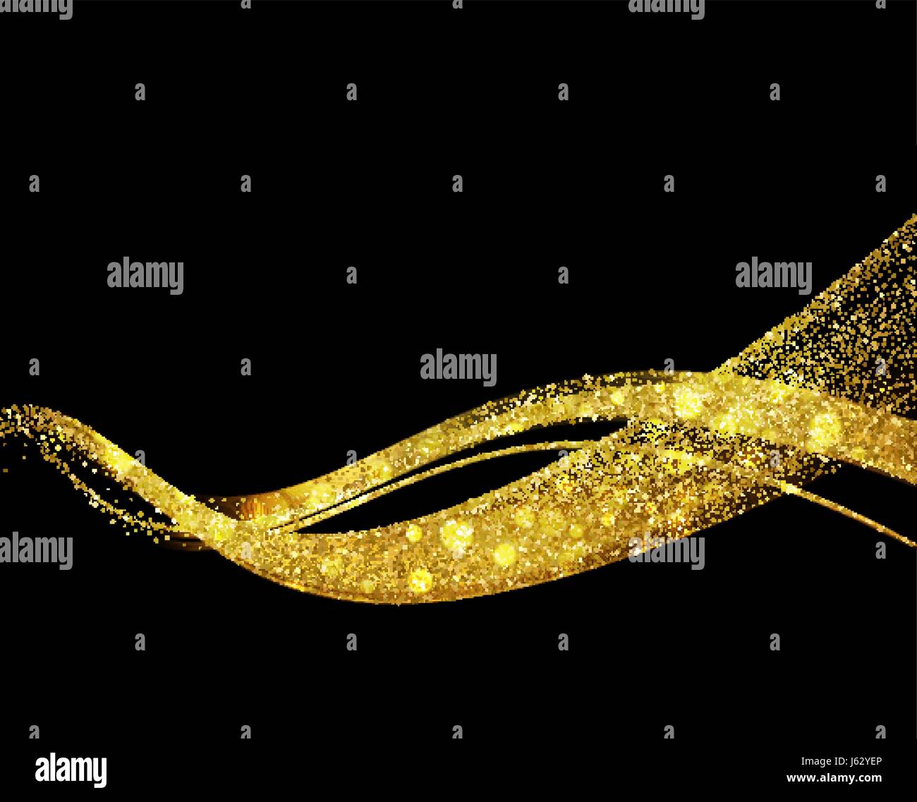 Dark golden yellow abstract wavy Stock Vector Images - Alamy