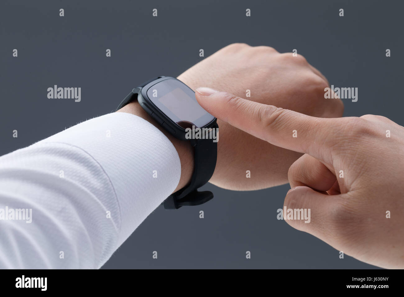 Worn on the wrist watch Stock Photo Alamy