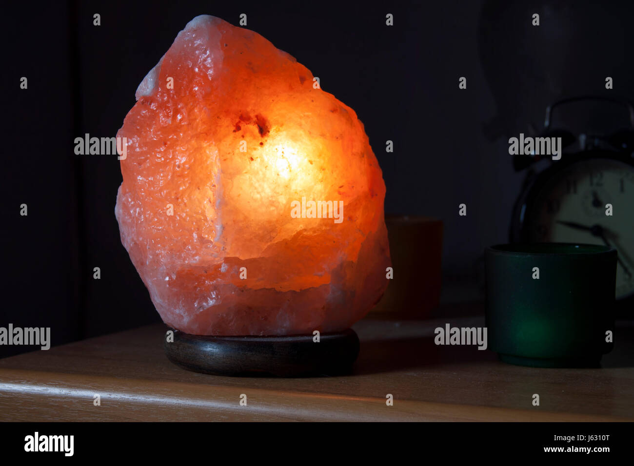 Salt rock lamp Stock Photo Alamy