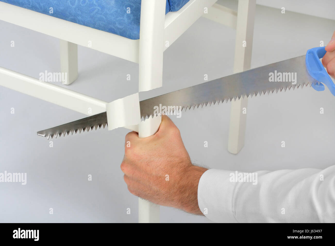 Career Hand Accident Saw Say Crash Chair Leg Success Chair