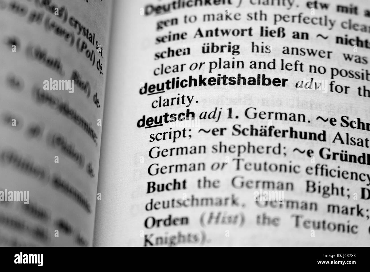 Thésaurus Black and White Stock Photos & Images Alamy