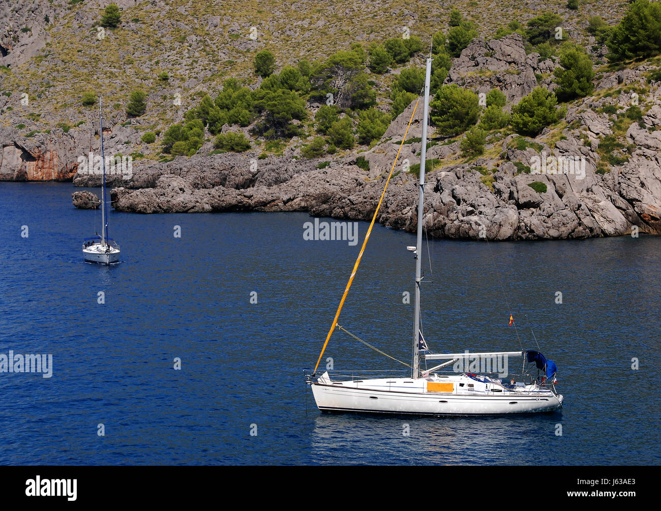 holiday vacation holidays vacations mallorca spain water mediterranean salt Stock Photo