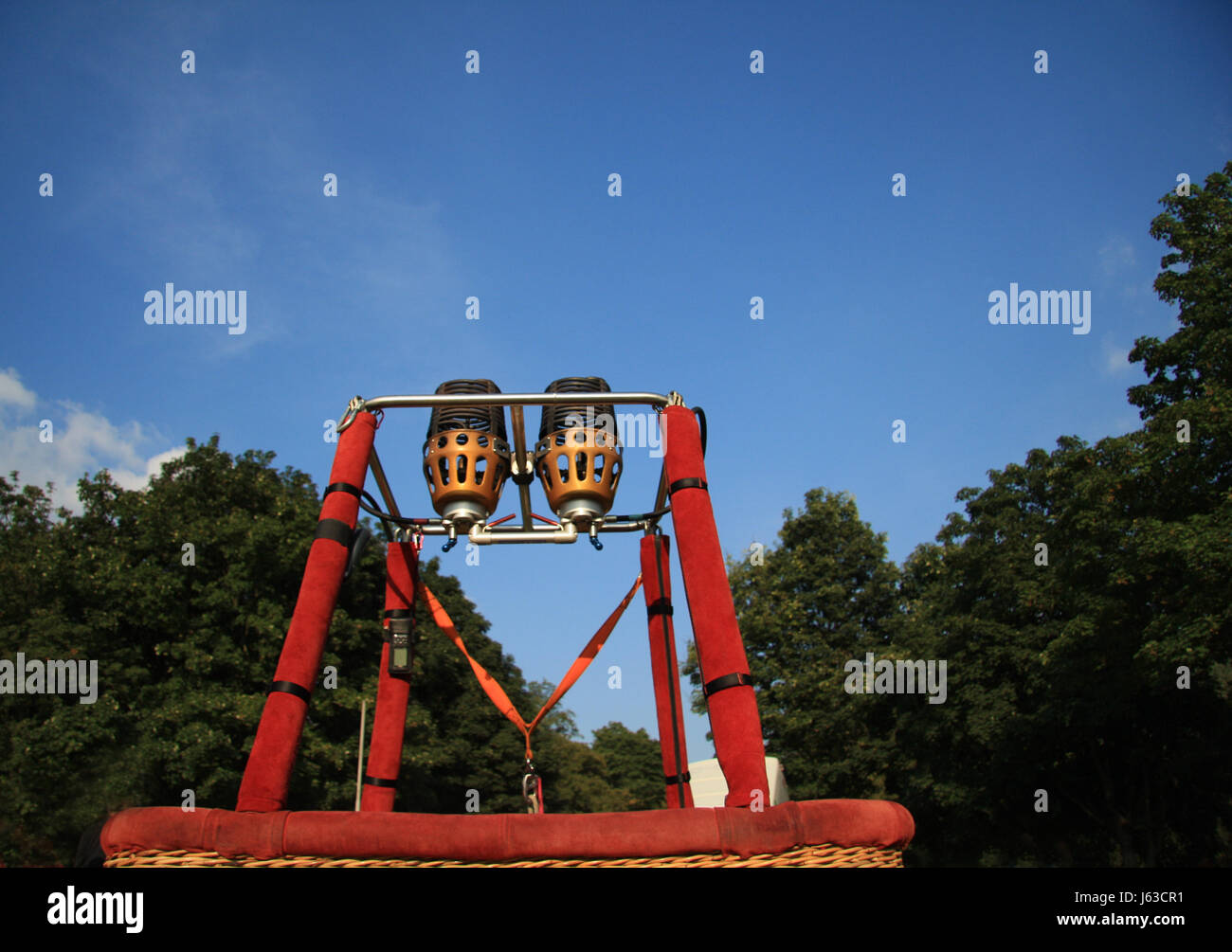 car with torch Stock Photo Alamy