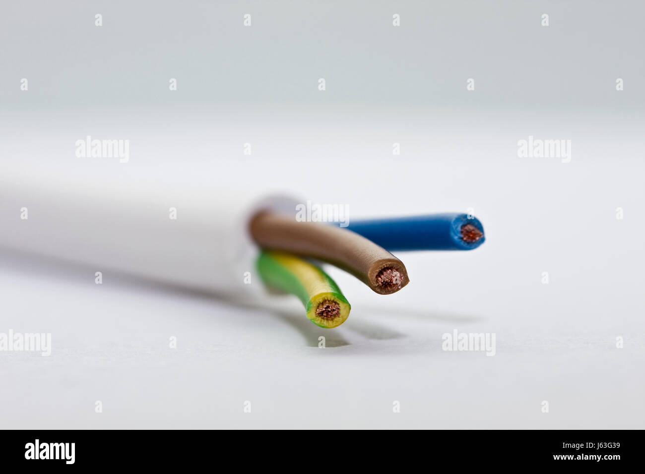 power cable Stock Photo