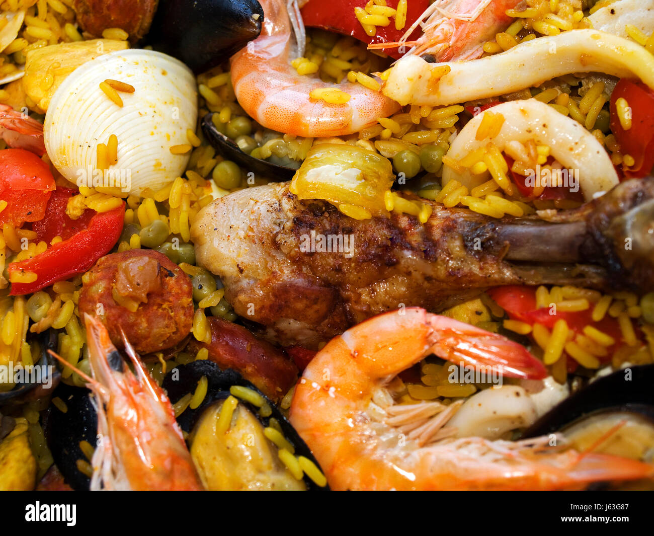 paella,spanish national dish Stock Photo Alamy