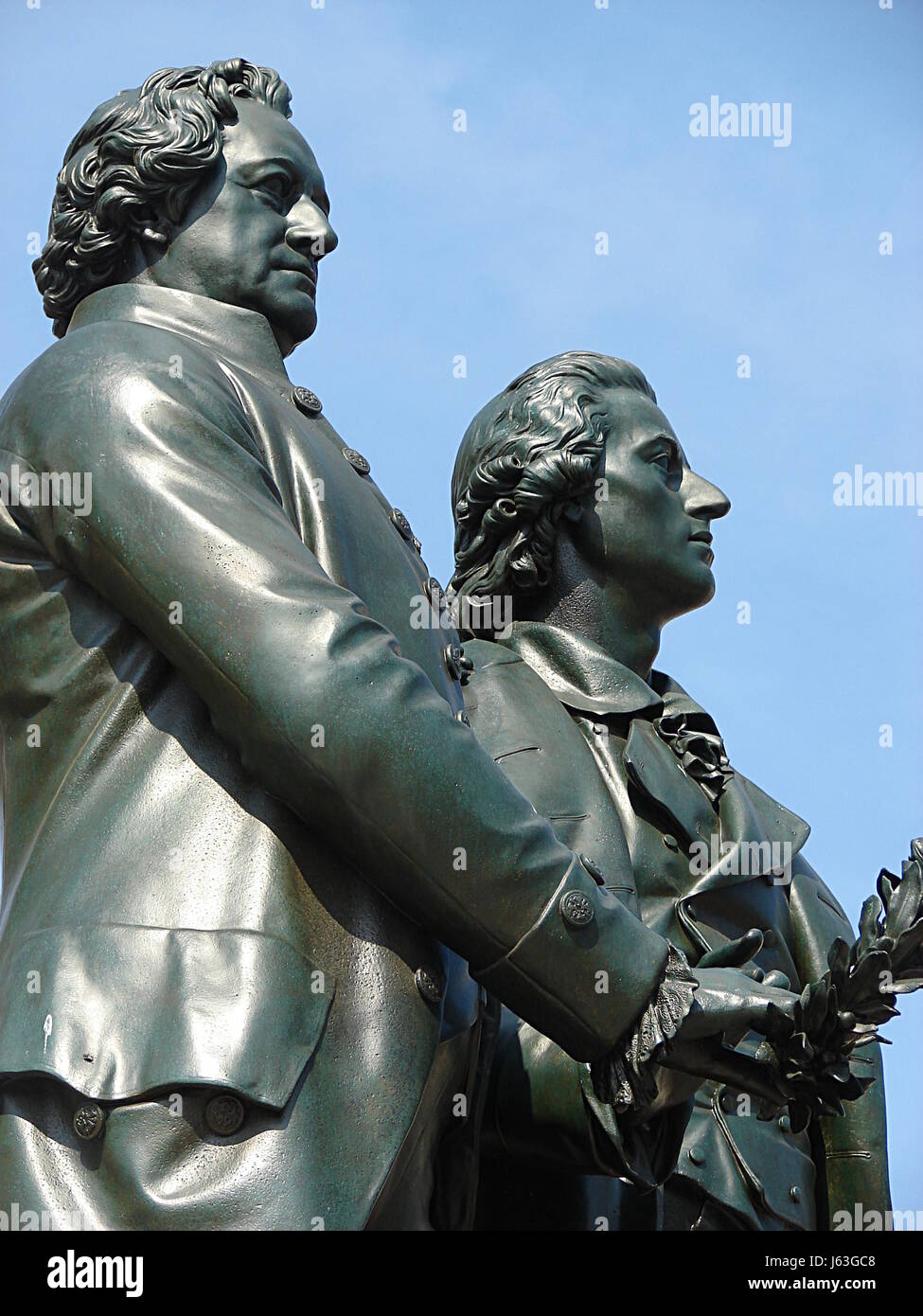 goethe and schiller monument Stock Photo - Alamy