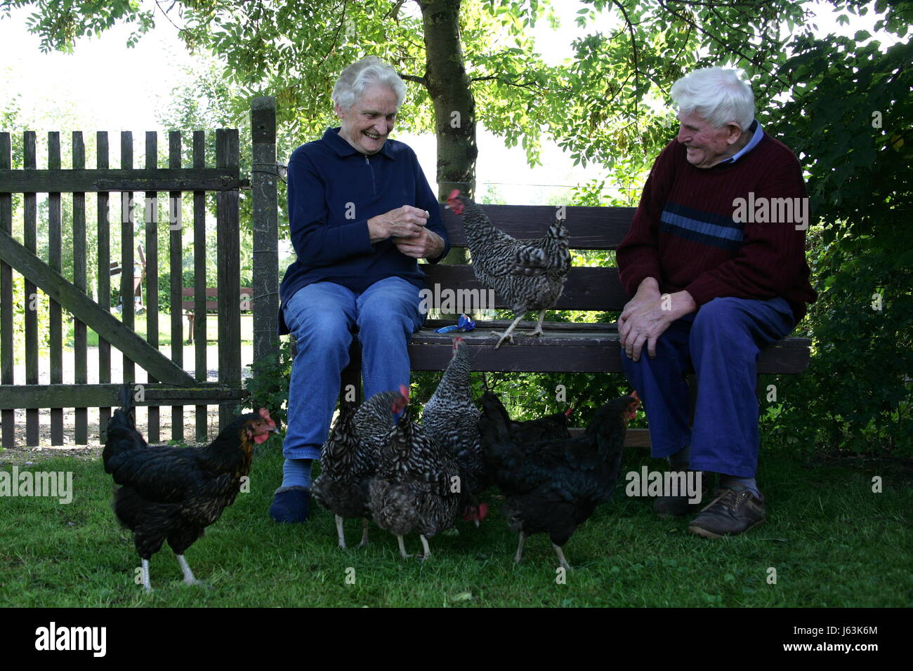 woman farm love in love fell in love marriage life partnership relationship Stock Photo