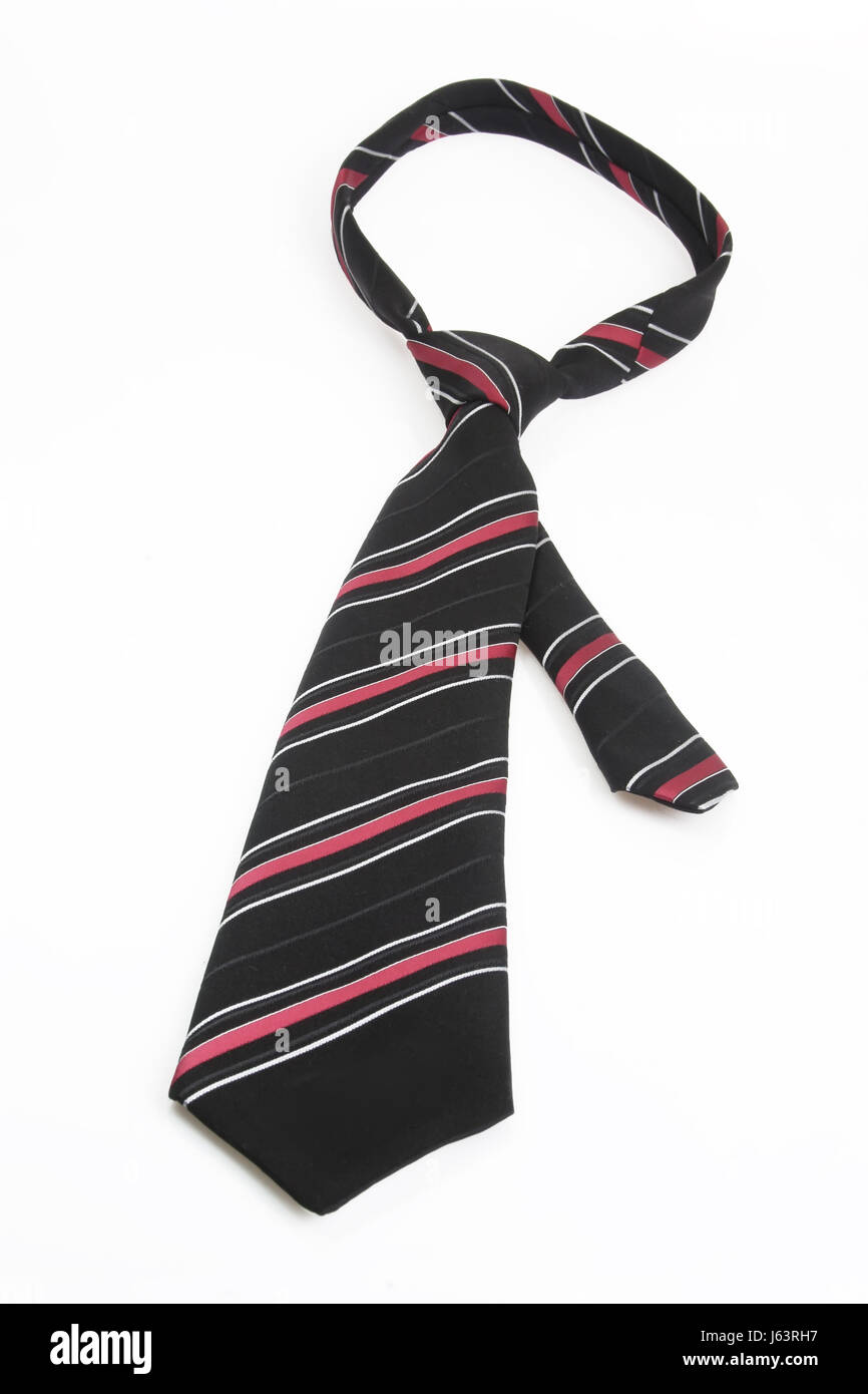 necktie clothing tissue detail fashionable necktie clothing design shaping Stock Photo