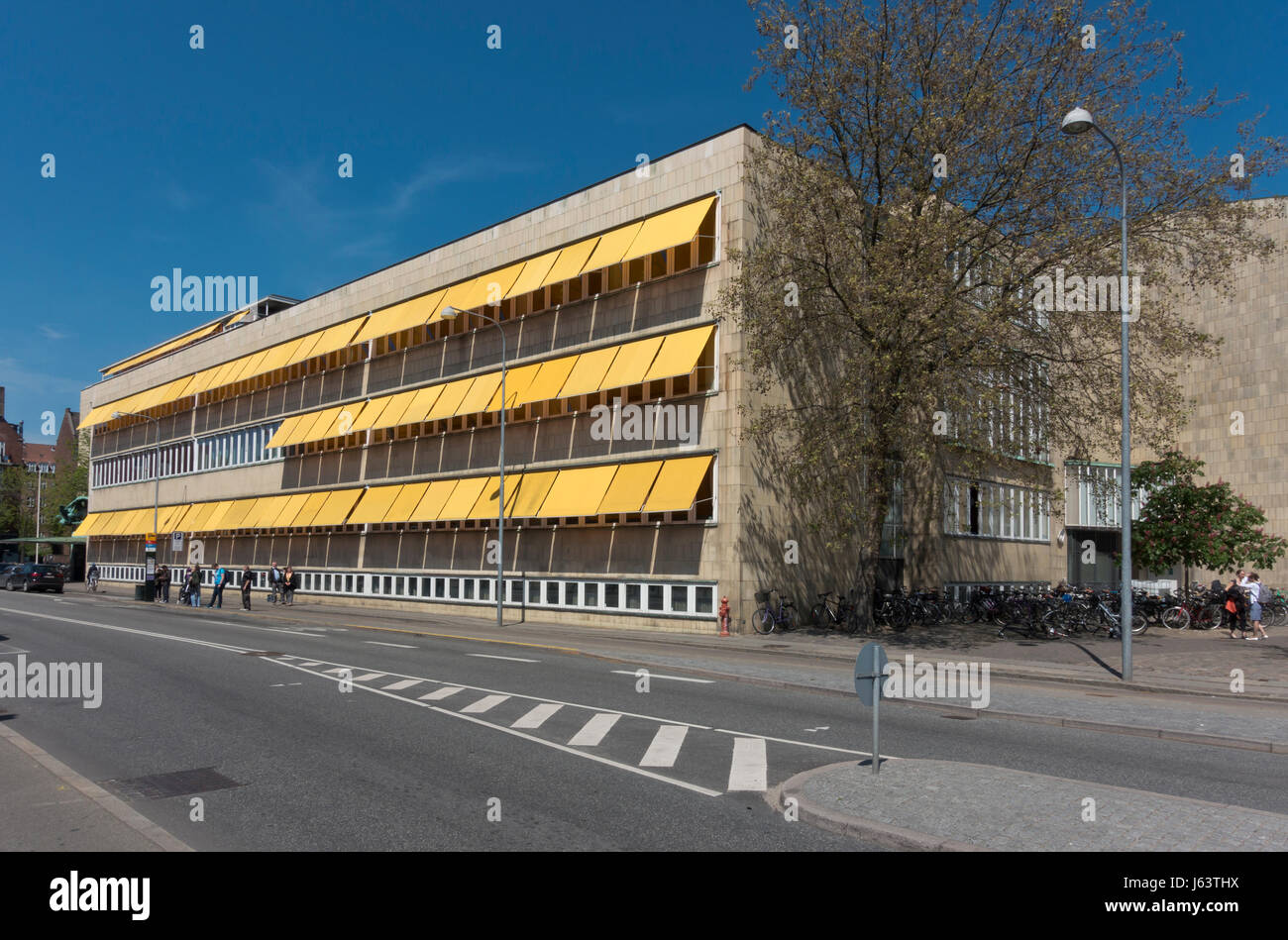 The old Radio House (DR) in Copenhagen, now  housing the Royal Danish Academy of Music. Designed by architect Vilhelm Lauritzen in the late 1930s. Stock Photo