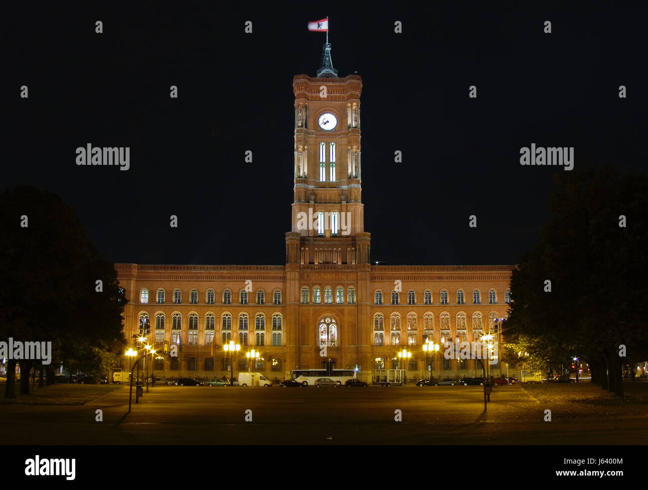 berlin town hall middle politics senate government humans human beings people Stock Photo