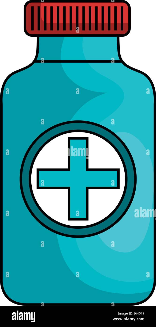 medicine bottle isolated icon Stock Vector Image & Art - Alamy