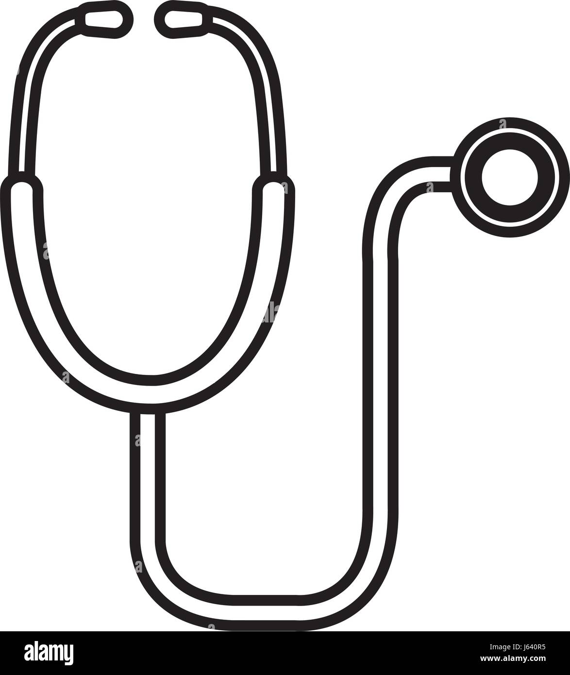 stethoscope medical isolated icon Stock Vector Image & Art - Alamy