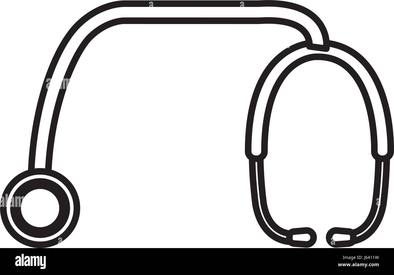 stethoscope medical isolated icon Stock Vector Image & Art - Alamy