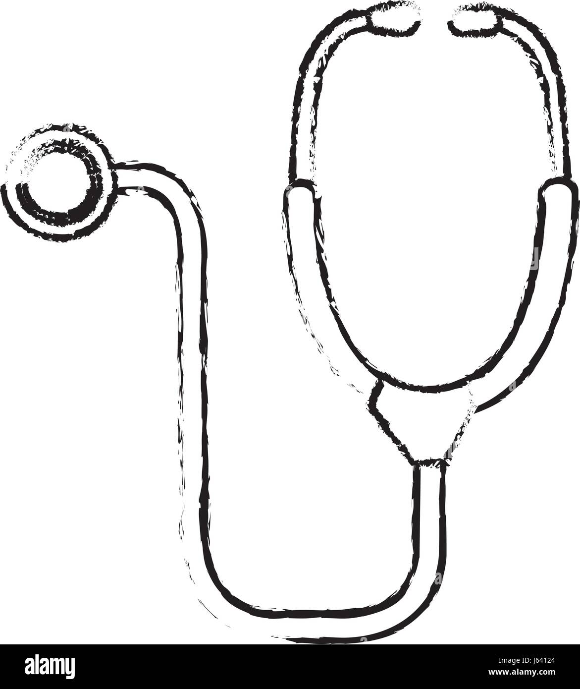 stethoscope medical isolated icon Stock Vector Image & Art - Alamy