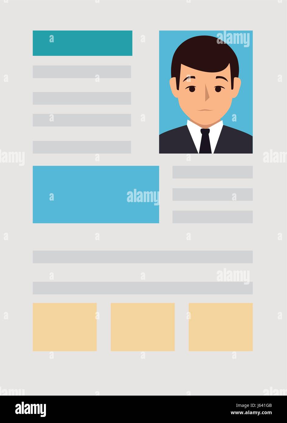 curriculum vitae isolated icon Stock Vector Image & Art - Alamy