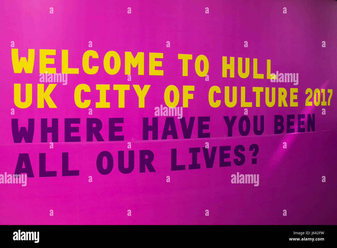 Hull 2017 UK City of Culture, Kingston Upon Hull, Yorkshire, England, U.K. Stock Photo