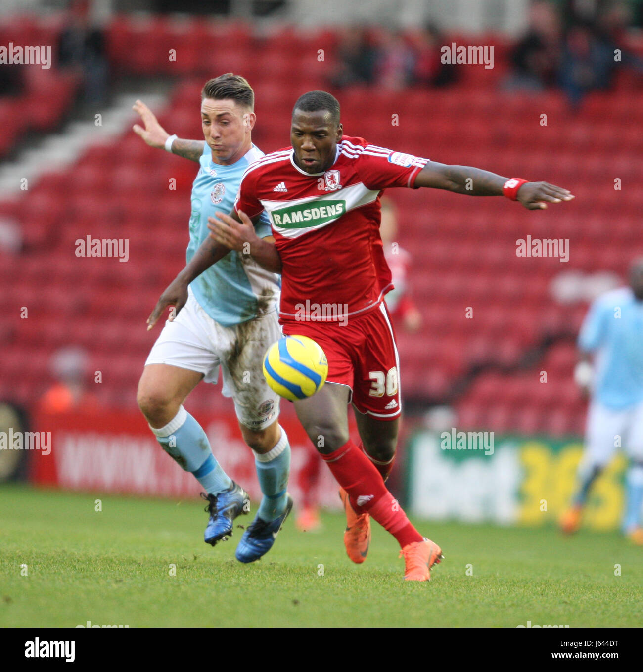 ISHMAEL MILLER & JAMIE CRELIN MIDDLESBROUGH V HASTINGS UNITE RIVERSIDE