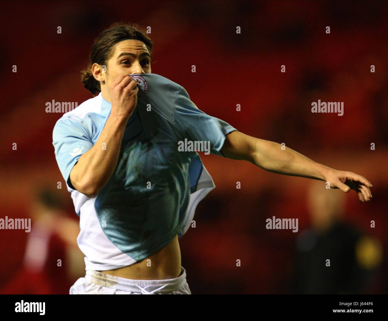 BRADLEY GOLDBERG CELEBRATES MIDDLESBROUGH V HASTINGS UNITE RIVERSIDE