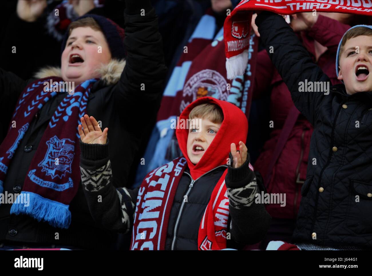 YOUNG HASTINGS FAN MIDDLESBROUGH V HASTINGS UNITE RIVERSIDE STADIUM