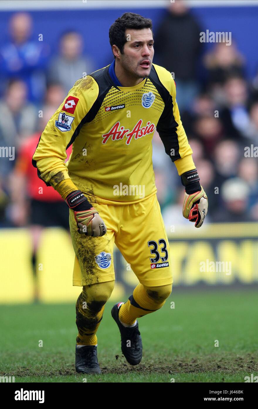 JULIO CESAR QUEENS PARK RANGERS FC LONDON ENGLAND UK 02 February 2013 Stock  Photo - Alamy