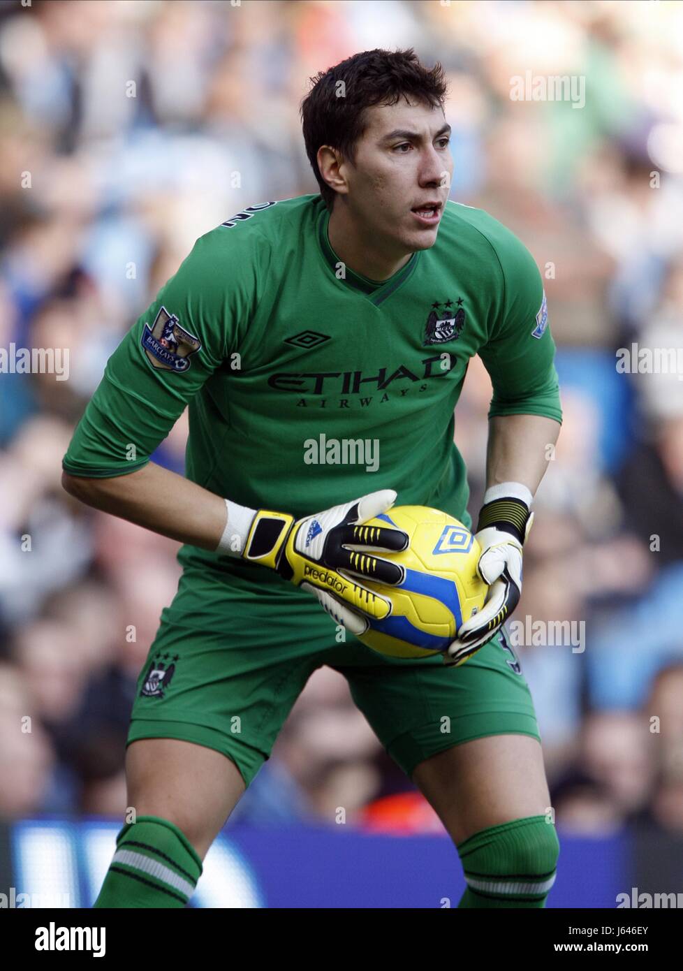 COSTEL PANTILIMON MANCHESTER CITY FC ETIHAD STADIUM MANCHESTER ENGLAND ...