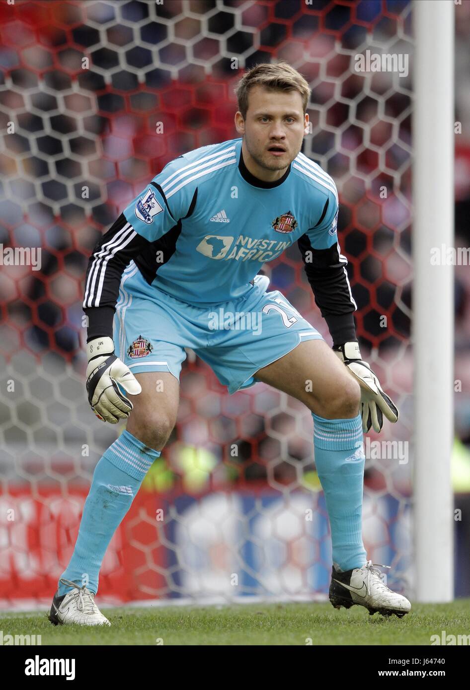 Simon Mignolet Sunderland Fc Stadium Of Light Sunderland England 02 March 2013 Stock Photo Alamy