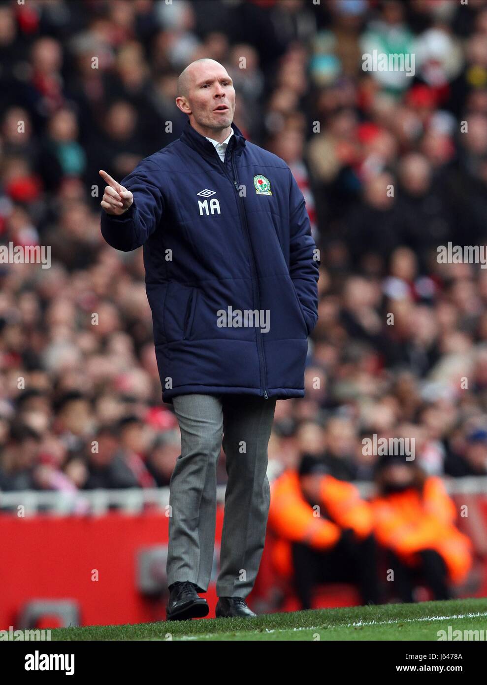 Michael Appleton Blackburn Rovers Manager London England Uk 16 February 13 Stock Photo Alamy