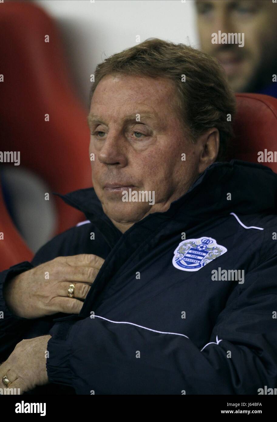 HARRY REDKNAPP QPR MANAGER STADIUM OF LIGHT SUNDERLAND ENGLAND 27 ...