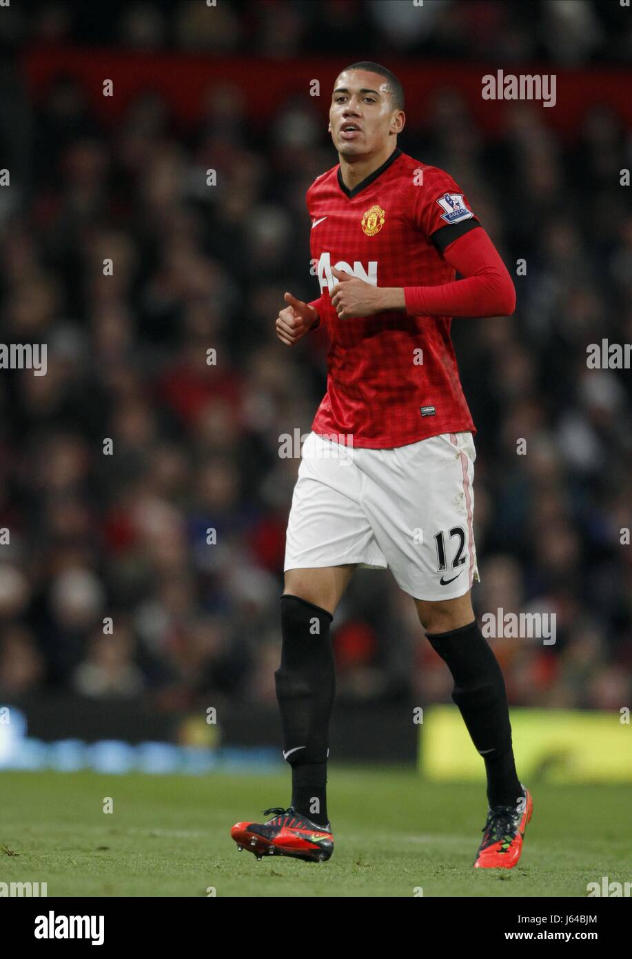 Old trafford chris smalling hi-res stock photography and images - Alamy